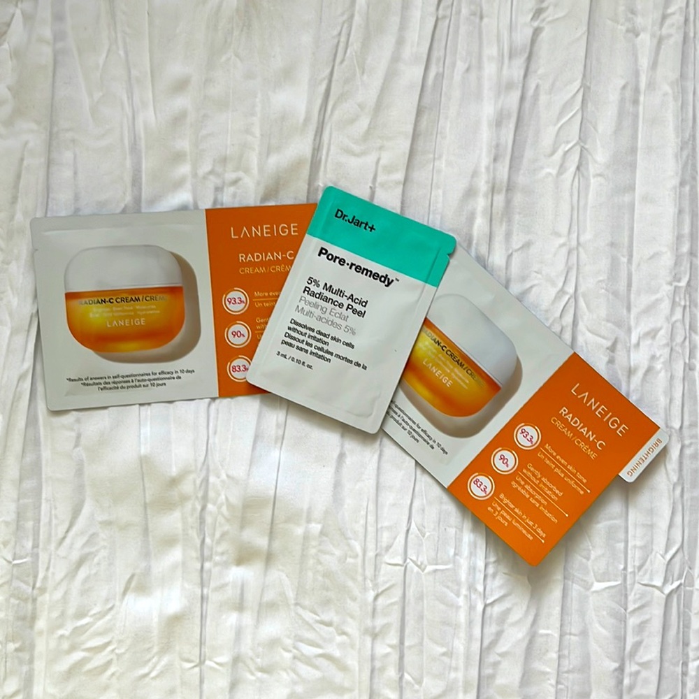 2x Laneige Vitamin C Cream+Dr.Jart Pore-Remedy
